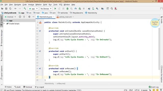 Android Activity LIFECYCLE tutorial смотреть онлайн