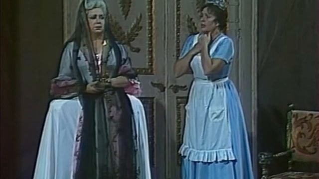 Тамара Милашкина и Маргарита Миглау Сцена Лизы и Маши из оперы "Пиковая дама" 1982 год смотреть онлайн