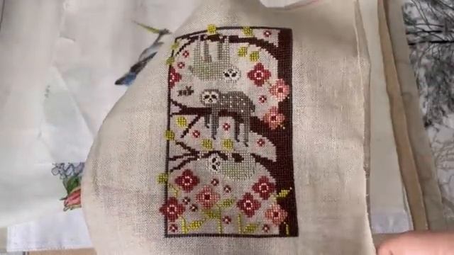 Рулон НЕОФОРМЛЕННЫХ работ | Вышивка крестом смотреть онлайн