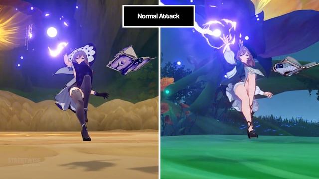 Lisa Skin Showcase / Side by Side Comparison (A Sobriquet Under Shade) | Genshin Impact смотреть онлайн