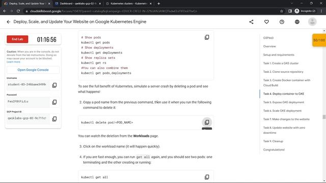 Deploy, Scale, and Update Your Website on Google Kubernetes Engine || #qwiklabs || #GSP663 Solution смотреть онлайн