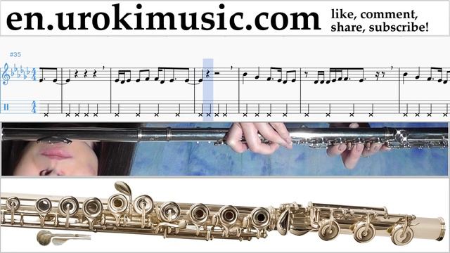 How to Play Flute Tove Lo - Lies In The Dark Tabs Part#2 um-i352