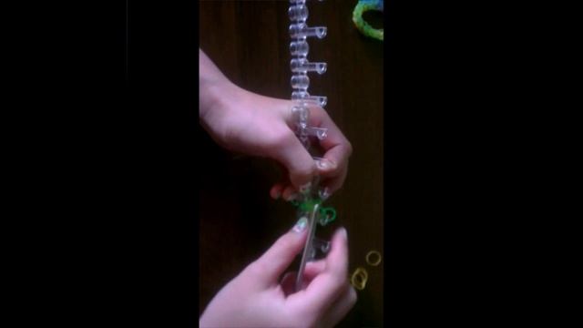 Плетение из резинок.Чешуя дракона.Урок №5 смотреть онлайн