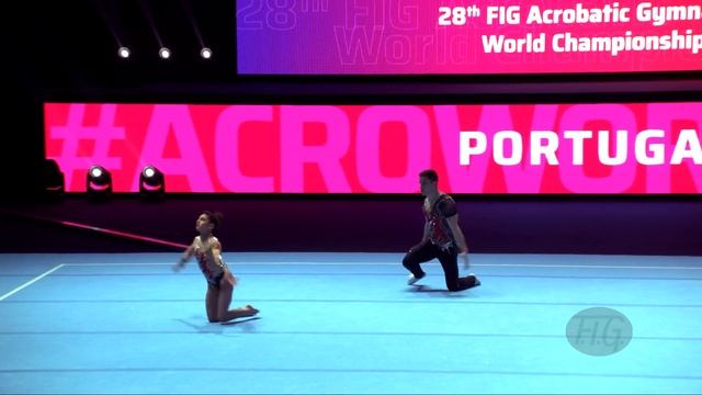 Portugal 1 (POR) - 2022 Acrobatic Worlds, Baku (AZE) - Dynamic Qualification Mixed Pair смотреть онлайн