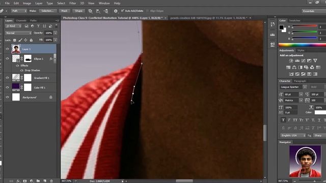 Photoshop Class 9 | How to create simple photo manipulation in photoshop (9/9) смотреть онлайн
