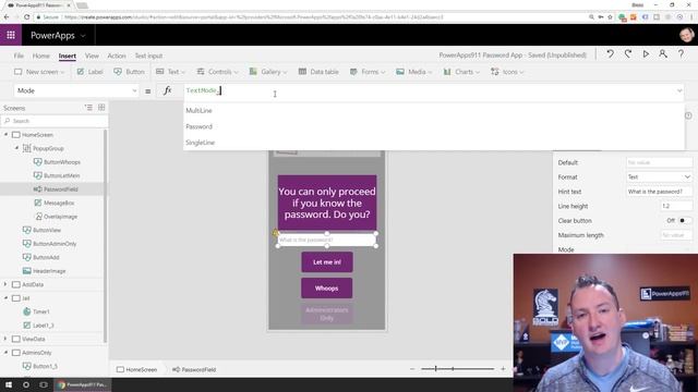 PowerApps Password Screen смотреть онлайн