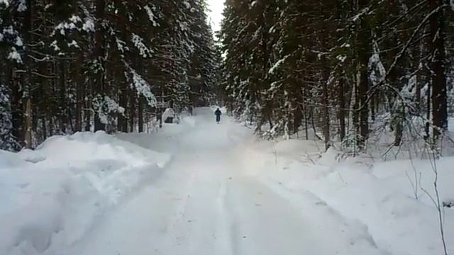 Зимние покатушки на велах. Начало ... смотреть онлайн
