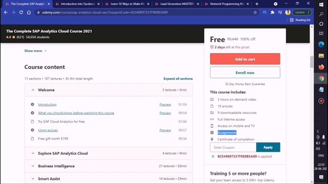 Udemy Free Online Courses Today | Free Udemy Coupon 2021 смотреть онлайн