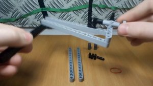 Простейший ударный механизм. Lego Technic самоделка #13.
