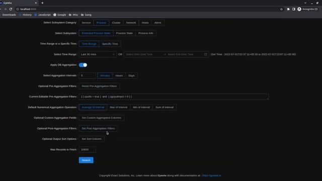 Gyeeta Search - Kubernetes Proceses with Avg CPU near limit смотреть онлайн