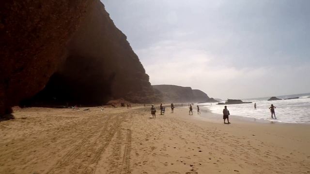 Марокко. пляж Легзира. Morocco. Legzira beach. Красивые пляжи Марокко смотреть онлайн