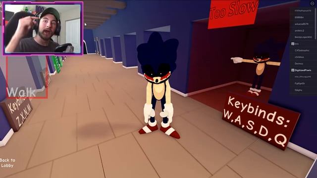 How to get "TOO SLOW" BADGE + SONIC.EXE MORPH/SKIN in A FUNKY FNF RP! - Roblox смотреть онлайн