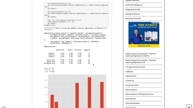 How to visualise XgBoost model feature importance in Python смотреть онлайн