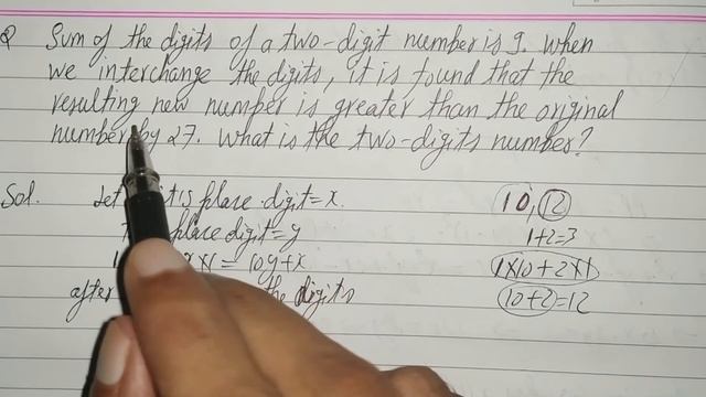 The sum of the digits of a two digit number is 9 when we interchange the digits it is found that смотреть онлайн