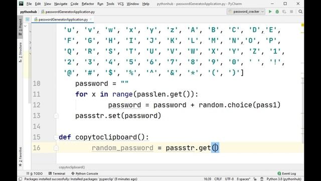 GUI Password Generator using Python смотреть онлайн