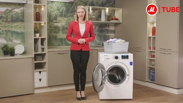 Обзор узкой стиральной машины Samsung WW70J52E02W смотреть онлайн