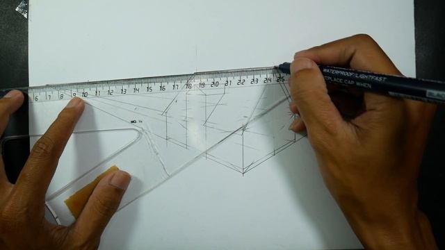 Architecture How To Draw Simple House in 2 Point Perspective #36 смотреть онлайн
