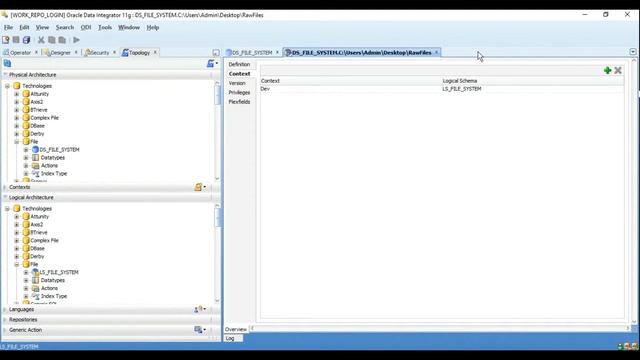 How to Create & Reverse Engineer - Model & Datastore in ODI 11g (For File Technology) смотреть онлайн