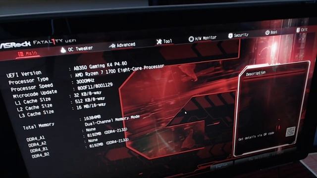 Overclocking ASRock Fatality AB350 Gaming K4 thru the Bios смотреть онлайн