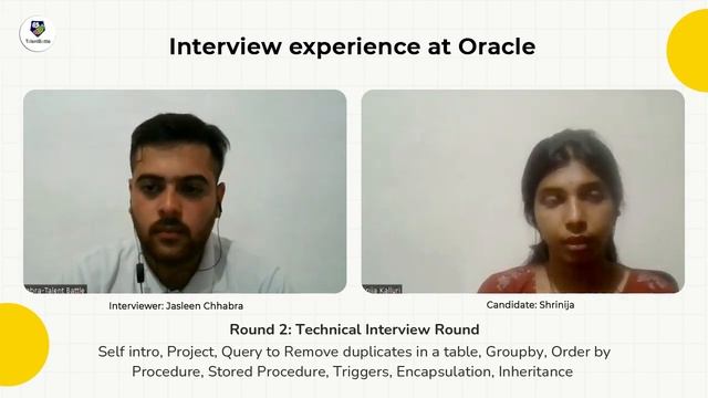 Oracle (8.8 LPA) Latest Placement Experience | Interview and Test Experience by 2023 Batch Student! смотреть онлайн