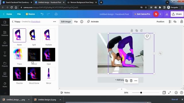 How to use hollow picture effect in Canva - most needed tutorial смотреть онлайн