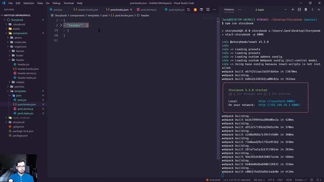 Storybook & Atomic Design - 1.12. - Building Our Post Template смотреть онлайн