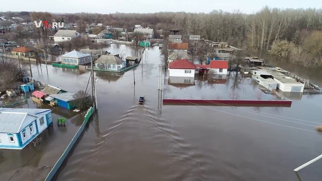 Паводок в станице Кумылженской смотреть онлайн