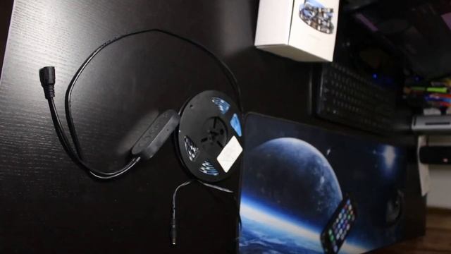 How to make a French cleat wall desk with LED Lights Sync to Music(Письменный стол своими руками) смотреть онлайн