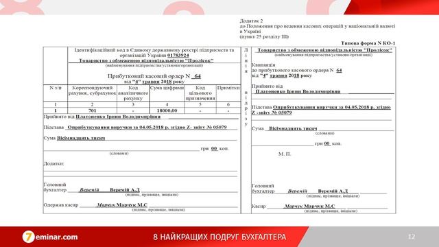 Касовий документ з прикладом заповнення | Катерина Проскура смотреть онлайн