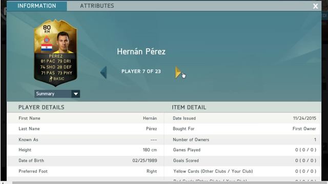 TOTW 11 PREDICTION