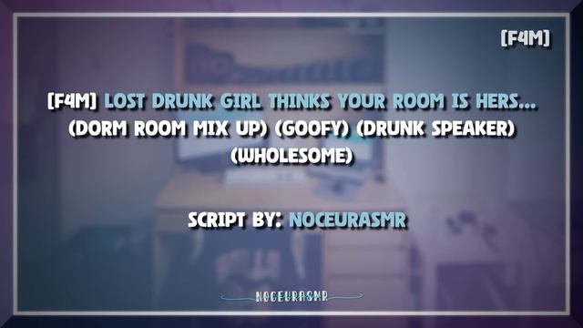 🎧 Lost Drunk Girl Thinks Your Room is Hers... 【F4M】(Dorm Room Mix Up) (Goofy) смотреть онлайн