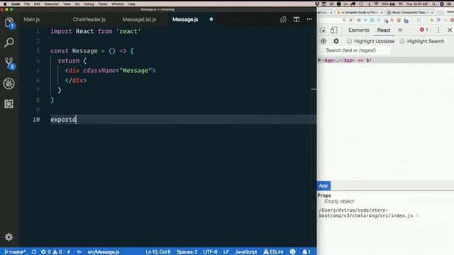 Day 6 - Morning, part 11: MessageList, Message, Array.map(), and key props - XTBC 2018 Session 3 смотреть онлайн