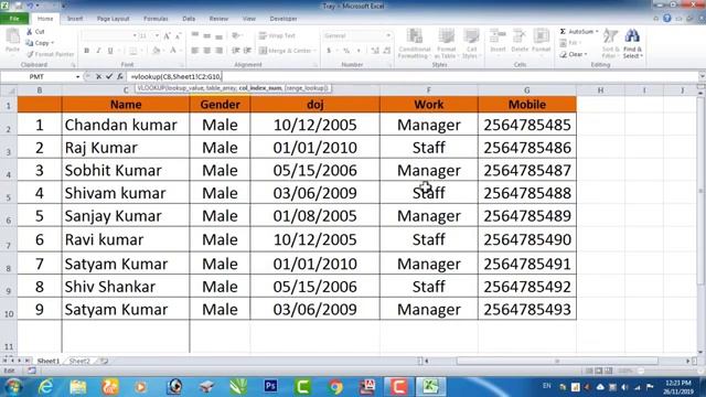 Excel V Lookup Formula c Tec смотреть онлайн