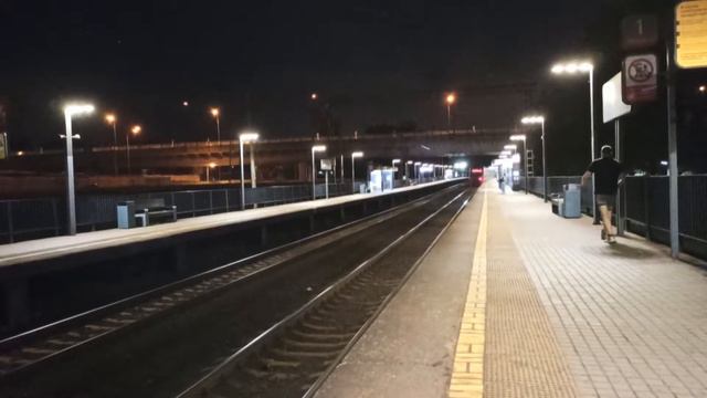 Московский транспорт | Движение пассажирских поездов в вечернее время МЦД Москва | Поезд смотреть онлайн