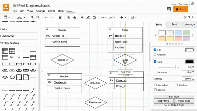 TUTORIAL VEDIO OF HOW TO CREATE ERD DIAGRAM USING DRAW.IO смотреть онлайн