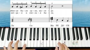 Мурка на Пианино Легко ПОЛНЫЙ РАЗБОР 5 аккордов  Шлягер за Вечер + НОТЫ?