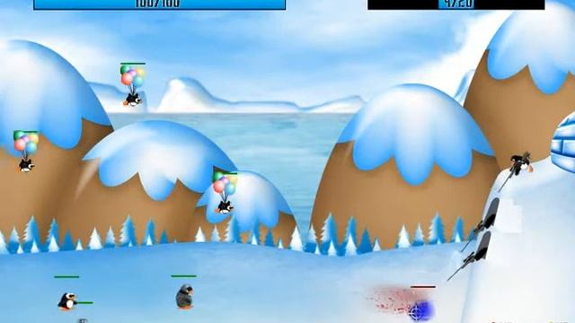 Penguin Massacre (Defense Shooting Game) смотреть онлайн