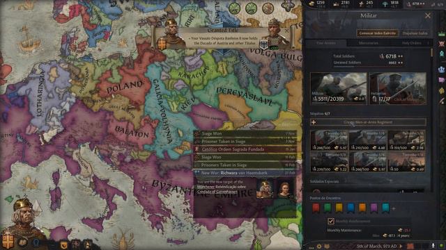 Crusader Kings 3 - Império Bizantino - Uma Nova Roma Ep09 Temporada 01 смотреть онлайн