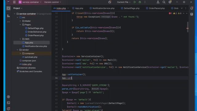implementation Service Container | Laravel Advanced core concept with raw PHP in Bangla |Part - 2. смотреть онлайн