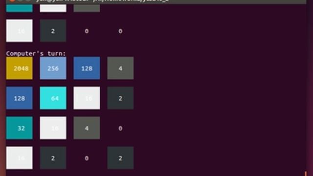 2048 Game using MiniMax + Alpha-Beta Pruning смотреть онлайн