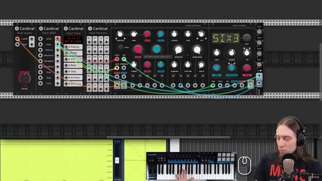 Making dark ambient with Cardinal (a VCV Rack-based plug-in) and Ardour (unfa live 2022-03-06) смотреть онлайн