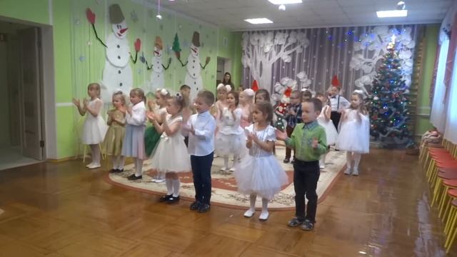 ГУО Ясли-сад №271 г. Минск. Новогодний утренник в старшей группе №3, 23.12.2021 смотреть онлайн