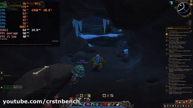 AMD Ryzen 3 3250U \ Radeon Vega 3 graphics \ World of Warcraft @900p low settings, well playable смотреть онлайн