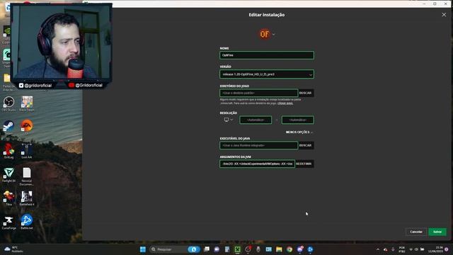 Como Instalar O OPTIFINE 1.20 No Seu MINECRAFT