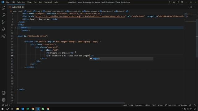 Menú de navegación dinámico Navbar con Excel, Script Lab, Bootstrap, HTML, CSS y JavaScript. смотреть онлайн