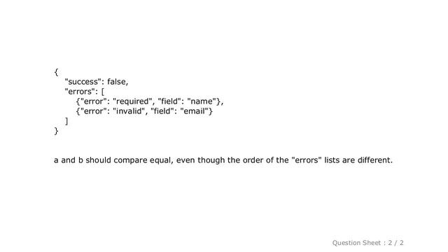 Django : How to compare two JSON objects with the same elements in a different order equal? смотреть онлайн