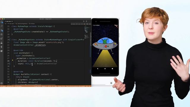 Creating custom explicit animations with AnimatedBuilder & AnimatedWidget - Flutter in Focus смотреть онлайн