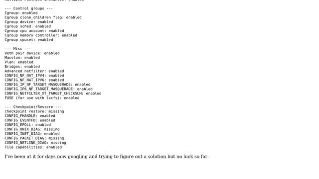 Raspberry Pi: Permission denied when trying to run unprivileged LXC container смотреть онлайн