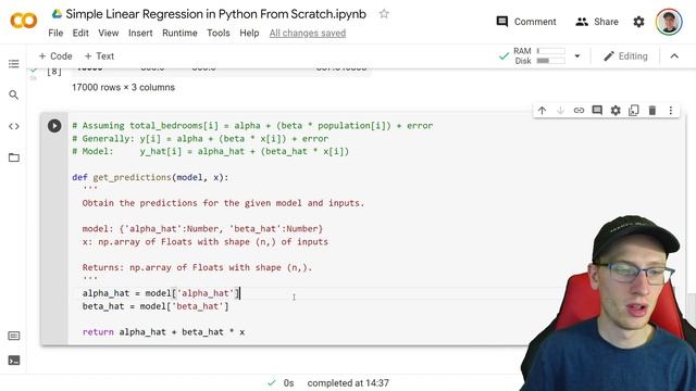 How to Implement Simple Linear Regression in Python From Scratch смотреть онлайн