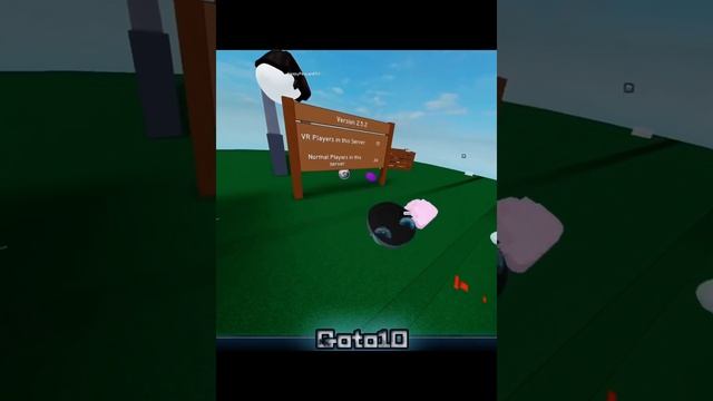 ROBLOX in VR through the Oculus Quest 2 #shorts #roblox #quest смотреть онлайн
